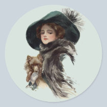 With Her Dog stickers