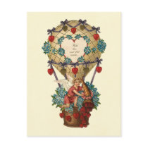 With Love and Best Wishes Valentine postcards