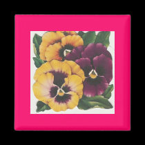 With love flowers magnets