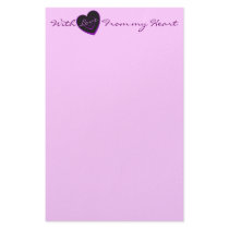 With Love from my heart stationery by Priscilla48 With Love from my heart stationery