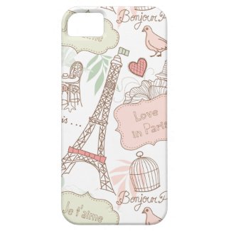 With Love From Paris iPhone 5 Covers