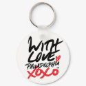 'With Love' Keychain by Philadelphia_Tourism 'With Love' Keychain