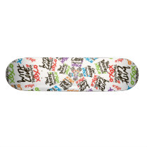 'With Love' radial repeat Skateboard skateboards