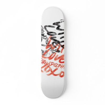 'With Love' stamp Skateboard by Philadelphia_Tourism