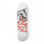 'With Love' stamp Skateboard