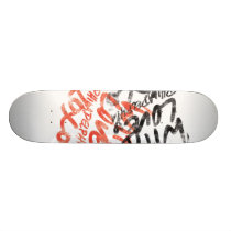 'With Love' stamp Skateboard skateboards