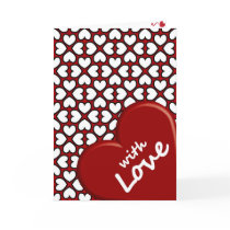 with Love - Valentine's Day Greeting Card