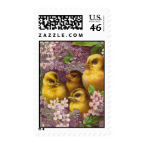 With Loving Easter Greeting Postage Stamp