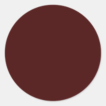 With Nothing On It Except Color - Brick Red Brown Stickers