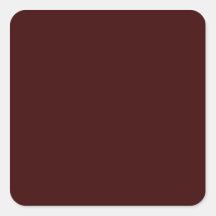 With Nothing On It Except Color - Dark Brown Sticker
