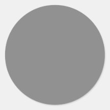 With Nothing On It Except Color - Dark Gray Sticker