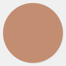 With Nothing On It Except Color - Light Brown Sticker