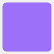 With Nothing On It Except Color - Lilac Square Stickers