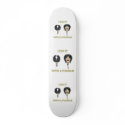 With Paddle Ping Pong Skateboard Decks