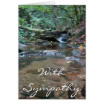 With Sympathy Customizable Card