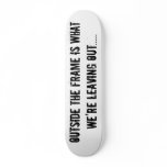 With the flow skateboard deck
