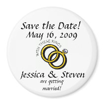 With These Rings magnets by SweetRascal With These Rings magnets