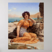 With Violets Wreathed and Robe of Saffron Hue Posters