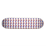 Withered Stars White Skateboard