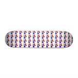 Withered Stars White Skateboard Mini
