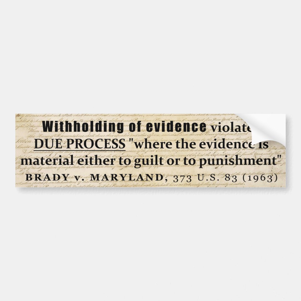 brady v maryland 373 u s 83 1963 Brady v maryland no supreme court of the united states 373 us 83 83 s ct 1194 1963 us lexis brady's counsel conceded that brady was guilty of murder. brady v maryland 373 u s 83 1963 Brady v maryland no supreme court of the united states 373 us 83 83 s ct 1194 1963 us lexis brady's counsel conceded that brady was guilty of murder.