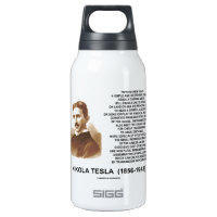 Within A Few Years Simple Inexpensive Device Tesla 10 Oz Insulated SIGG Thermos Water Bottle