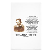 Within A Few Years Simple Inexpensive Device Tesla Stationery