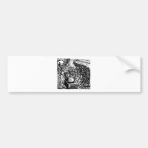 "Without Bread, Land, or Money, the Laborer Flees Bumper Sticker