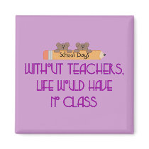 Without teachers magnets