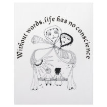 Without Words, Life has nos conscience letterhead