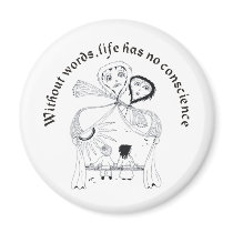 Without Words, Life has nos conscience magnets by naranjay Without Words, Life has nos conscience magnets