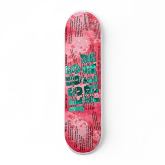 Witness Board - Pink Skate Board