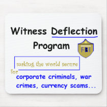 Witness Deflection Program Mousepad mousepads