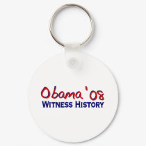 Witness History Obama 08 keychains by worldsfair Witness History Obama 08 keychains