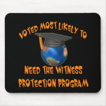 Witness Protection Program Mouse Pads