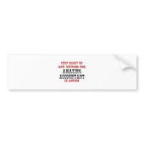 Witness The Amazing Accountant In Action Bumper Sticker
