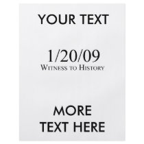 Witness to History: 1/20/09 flyers