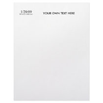 Witness to History: 1/20/09 letterhead