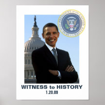 WITNESS to HISTORY Obama Inauguration 1/20/09 Print