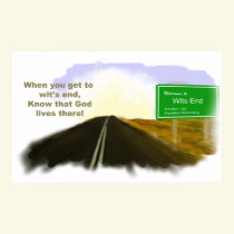 Wits End Road Print