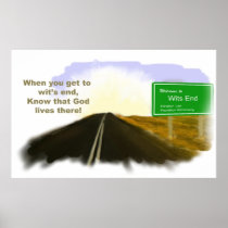 Wits End Road Print
