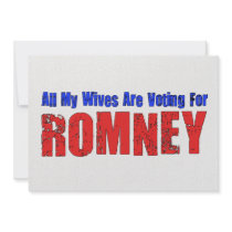 Wives For Romney Custom Invite