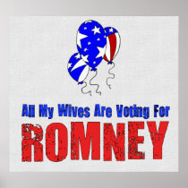 Wives For Romney Posters