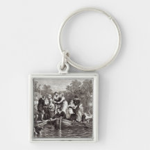 Wives for the Settlers at Jamestown Key Chain