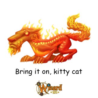 Wizard101 Dog Shirt - Bring it on petshirt