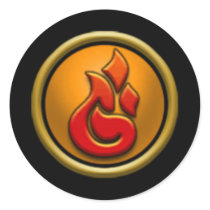 Wizard101 Fire School Stickers