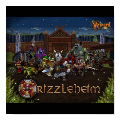 Wizard101 Grizzleheim Poster by Wizard101