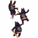 Wizard101 Ninja Pig Ornament Cut Out