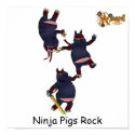 Wizard101 Ninja Pigs Poster posters by Wizard101 Wizard101 Ninja Pigs Poster posters