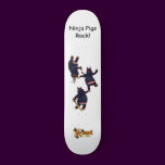 Wizard101 Ninja Pigs Rock Skateboard